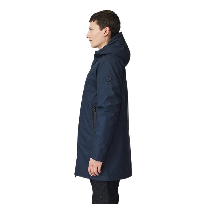 Tanta Rainwear Monetine Waterproof Jacket Navy Model Side
