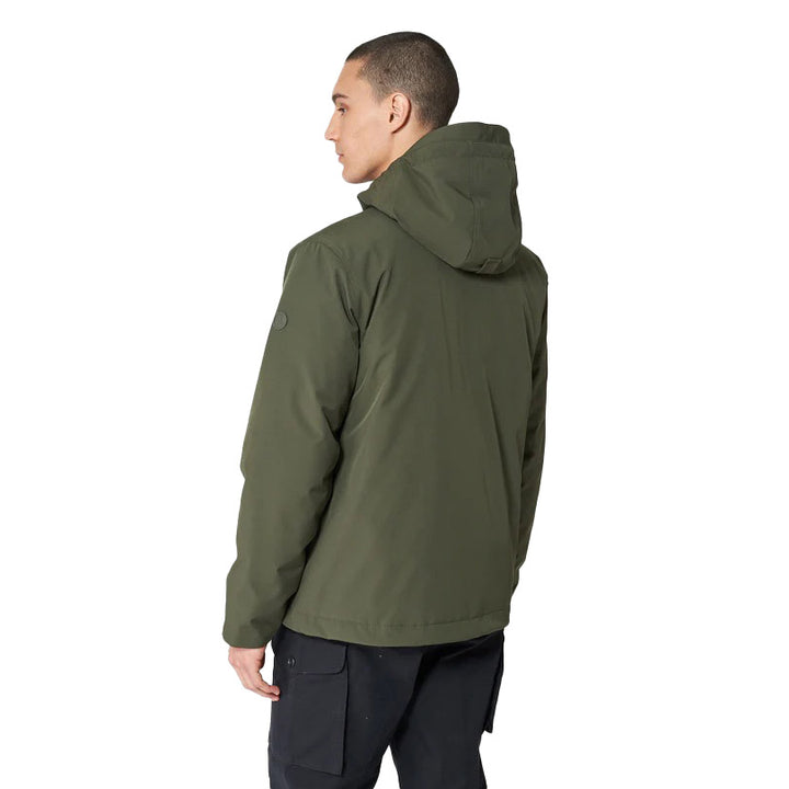 Tanta Rainwear Neve Jacket Khaki Model Back