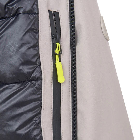 Tanta Rainwear Neve Stone Grey Inner pocket detail