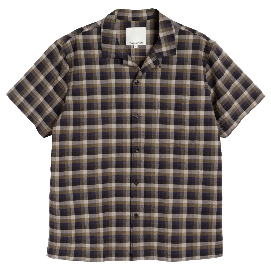 YMC Malick Shirt Multi Front Image