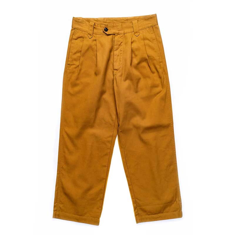 Yarmouth Oilskins The Work Trouser Khaki Front Image