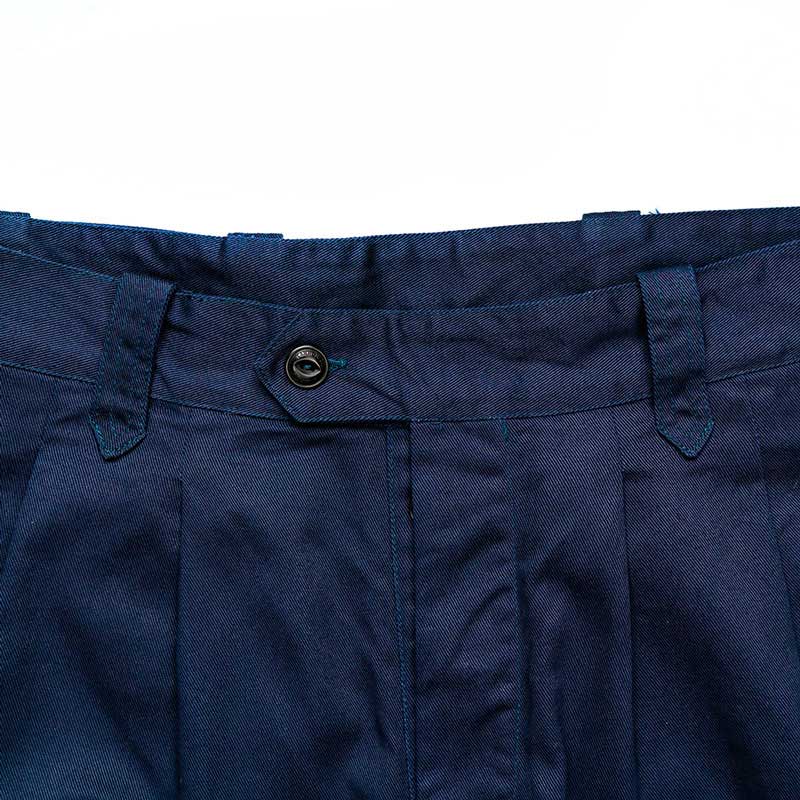 Yarmouth Oilskins The Work Trouser Navy Waist Detail Image