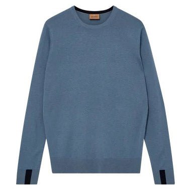 Adam Soft Knit Ocean Blue - Merchant Menswear