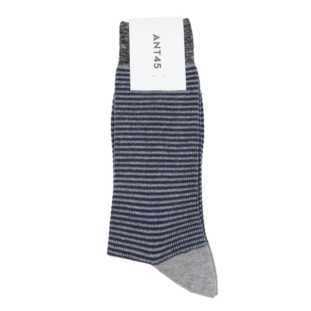 ANT45 Boston Socks Light Grey - Merchant Menswear