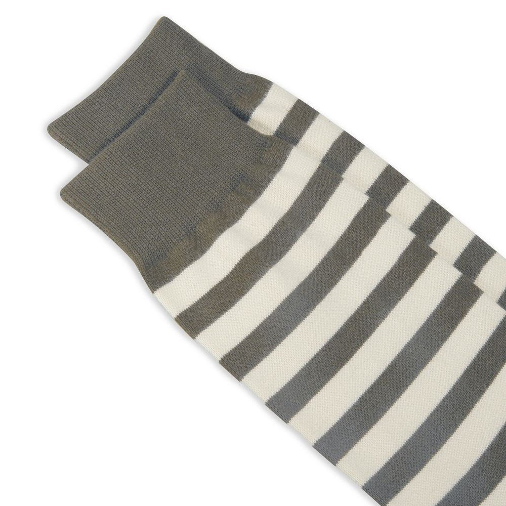 ANT45 Harris Stripe Socks Military - Merchant Menswear