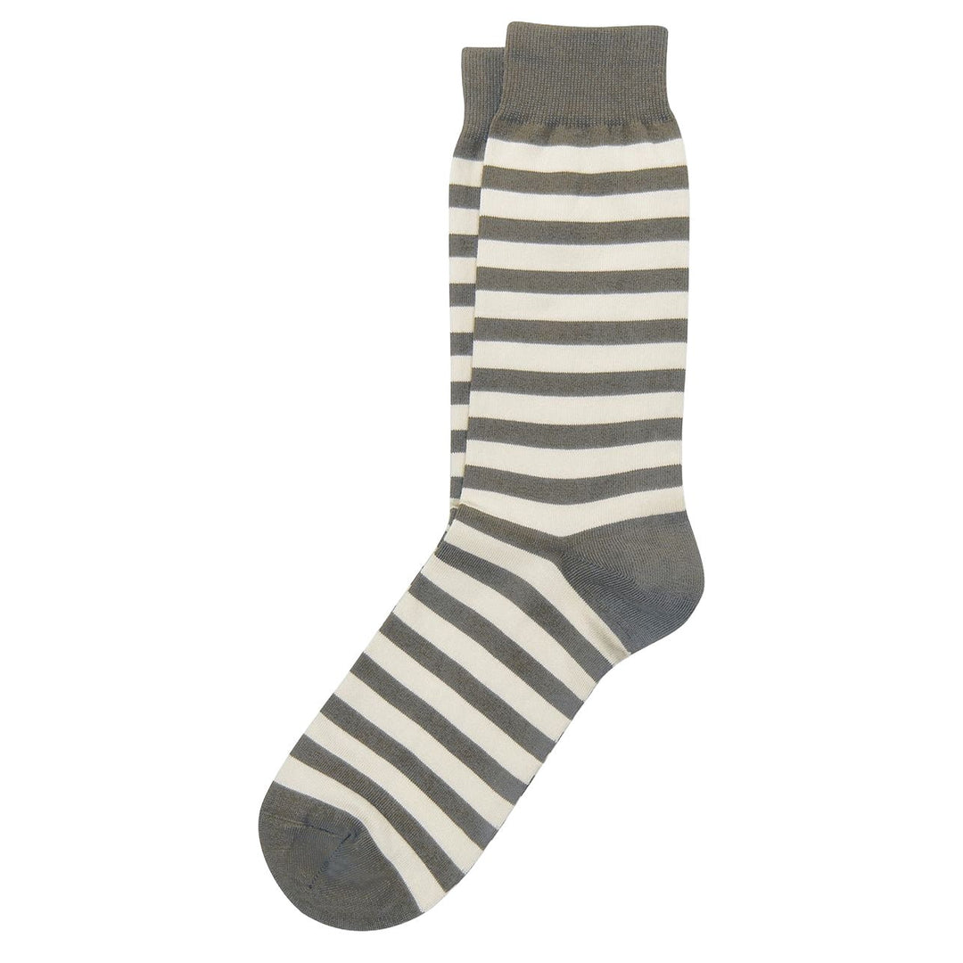ANT45 Harris Stripe Socks Military - Merchant Menswear