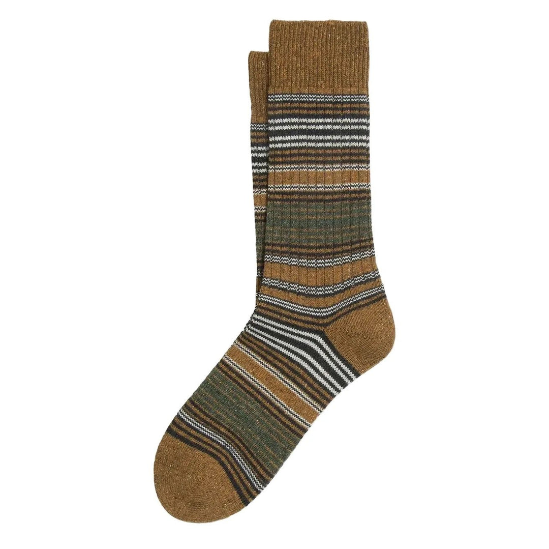 ANT45 Lissa Stripe Socks Camel - Merchant Menswear