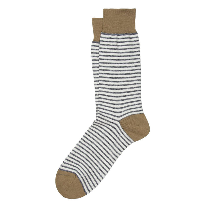 ANT45 Midett Stripe Socks Navy - Merchant Menswear