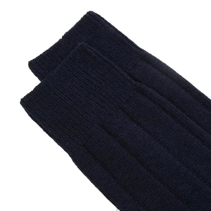 ANT45 Vancouver Ribbed Socks Navy - Merchant Menswear