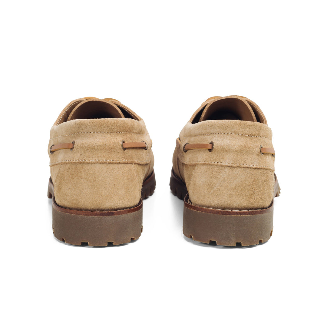 Arrow Moccasin Co Timber Moc Suede Sand - Merchant Menswear