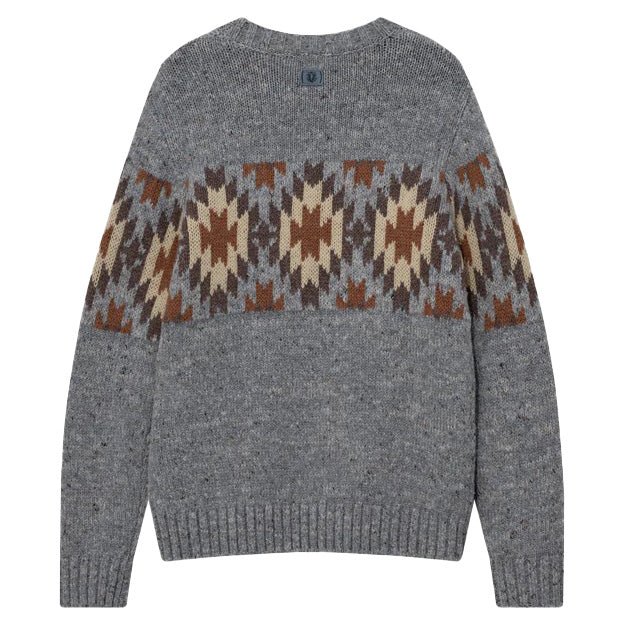 Barry Autumn Knit Ocean Blue Melange - Merchant Menswear