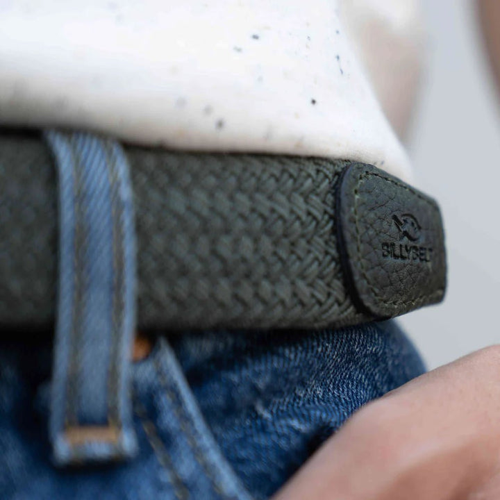 BillyBelt Braided Belt Dark Forest - Merchant Menswear