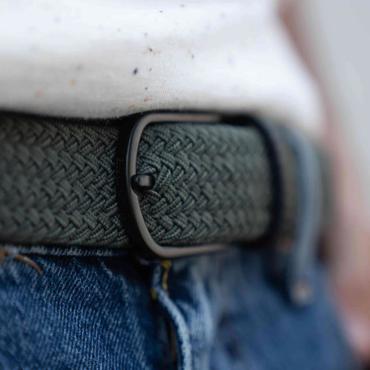 BillyBelt Braided Belt Dark Forest - Merchant Menswear