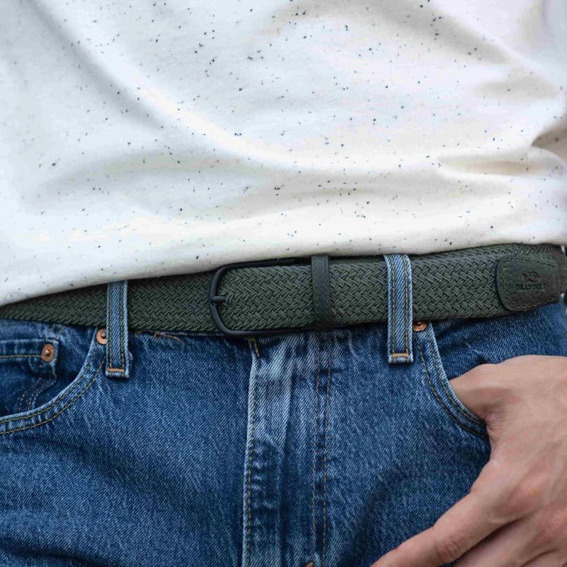 BillyBelt Braided Belt Dark Forest - Merchant Menswear