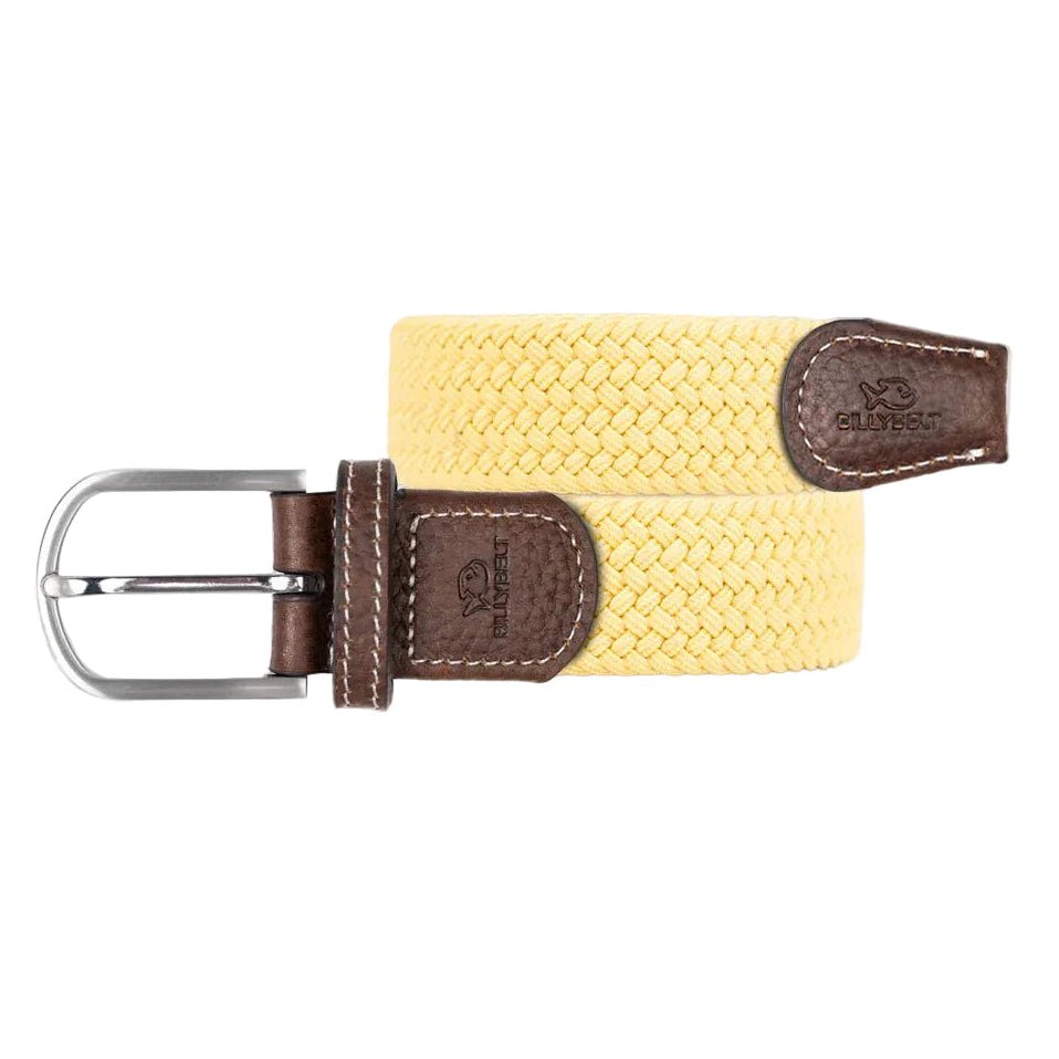 BillyBelt Braided Belt Topaz Yellow - Merchant Menswear