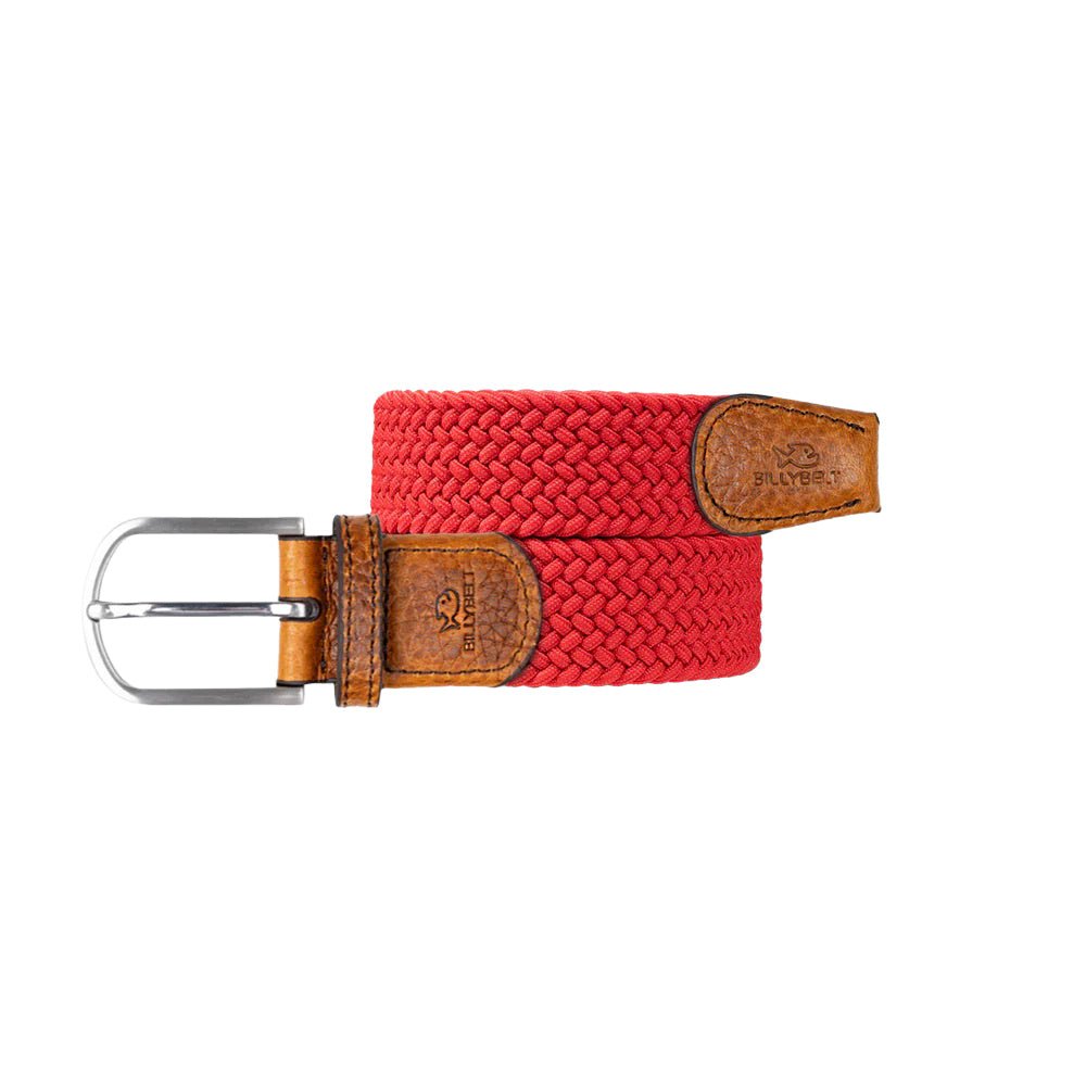 BillyBelt Woven Belt Cardinal Red - Merchant Menswear