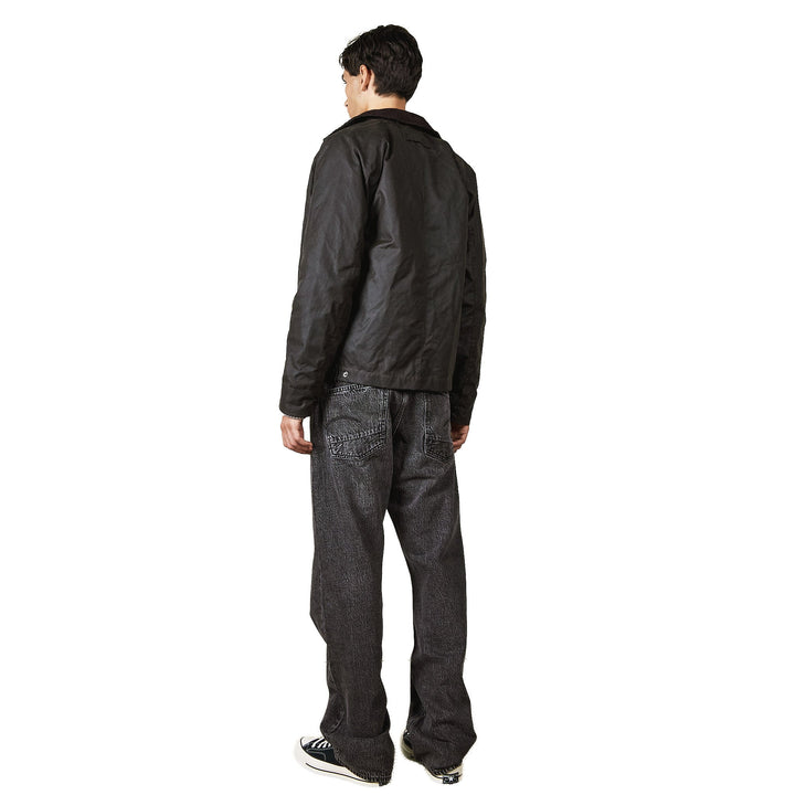 Brixtol Textiles Carter Wax Cotton Jacket Brown - Merchant Menswear
