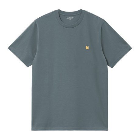 Carhart WIP Chase S/S Tee Cosy Blue/Gold - Merchant Menswear
