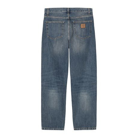 Carhartt WIP Aaron Pant Camano Denim Blue Dark Used - Merchant Menswear