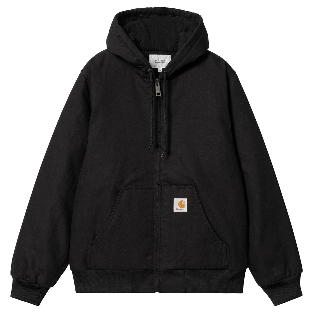 Carhartt WIP Active Jacket Dearborn Canvas Black Rigid - Merchant Menswear