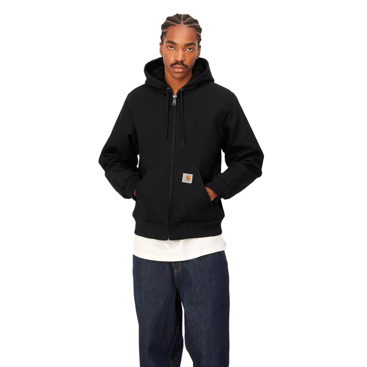 Carhartt WIP Active Jacket Dearborn Canvas Black Rigid - Merchant Menswear