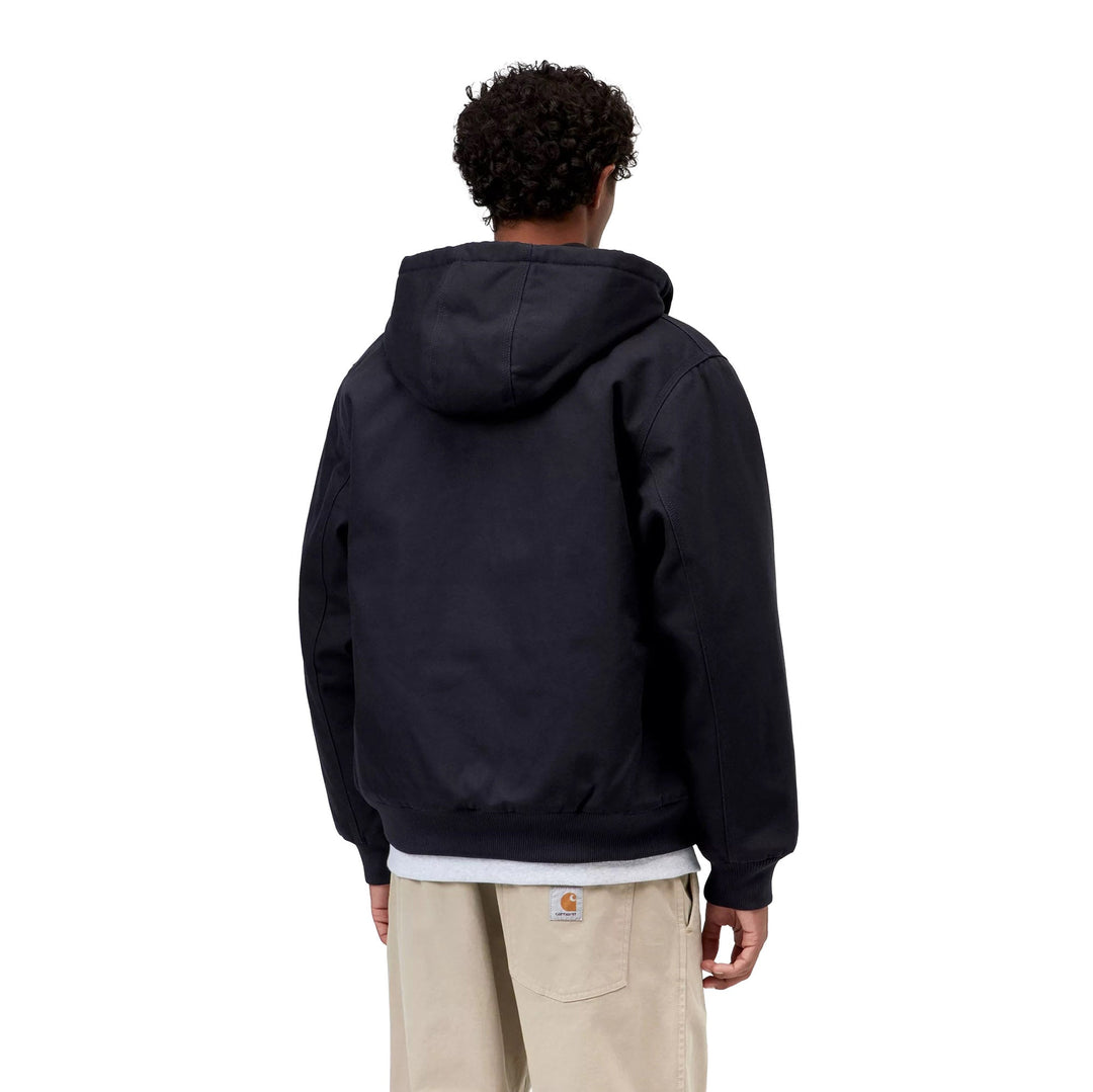 Carhartt WIP Active Jacket Winter Dearborn Canvas Dark Navy Rigid - Merchant Menswear