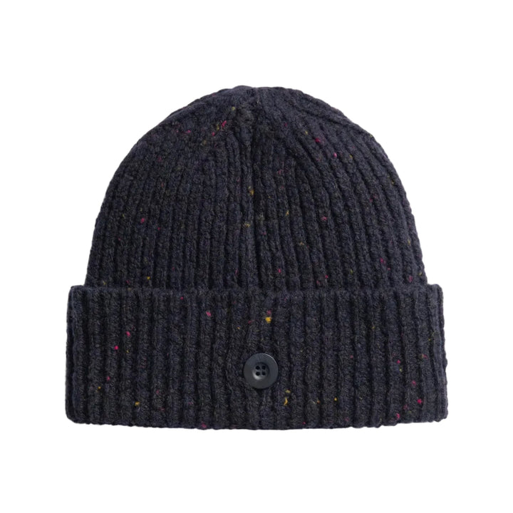 Carhartt WIP Anglistic Wool/Cotton Beanie Speckled Dark Navy - Merchant Menswear