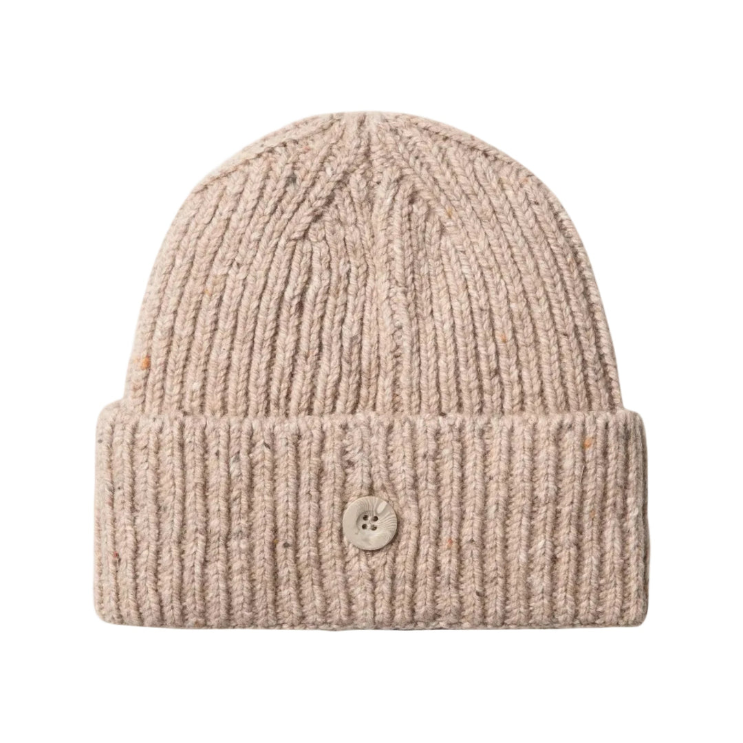Carhartt WIP Anglistic Wool/Cotton Beanie Speckled Fleur De Sel - Merchant Menswear