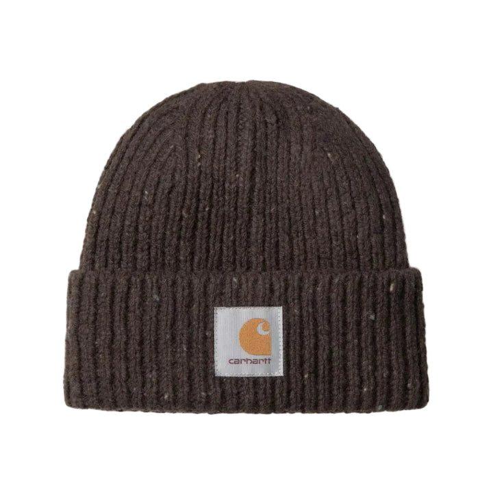 Carhartt WIP Anglistic Wool/Cotton Beanie Speckled Tobacco - Merchant Menswear