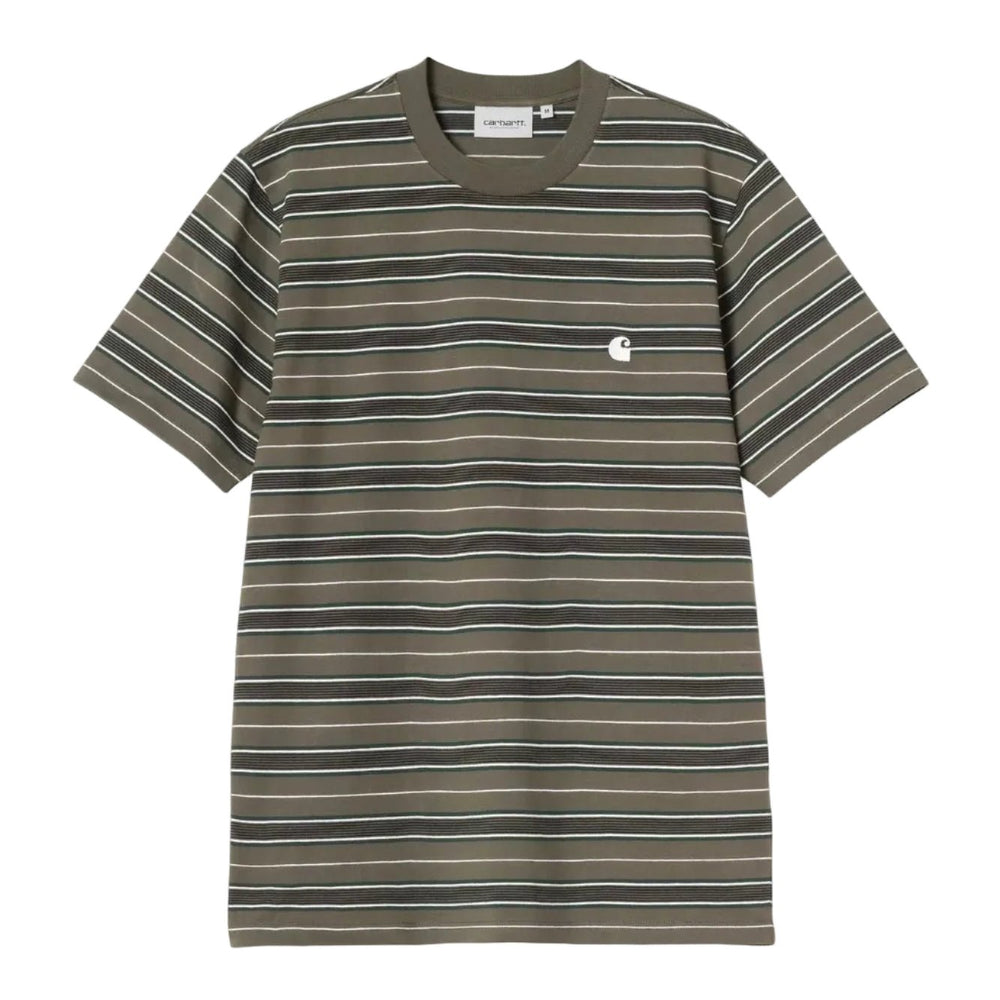 Carhartt WIP Bronson Stripe T-Shirt Cypress - Merchant Menswear