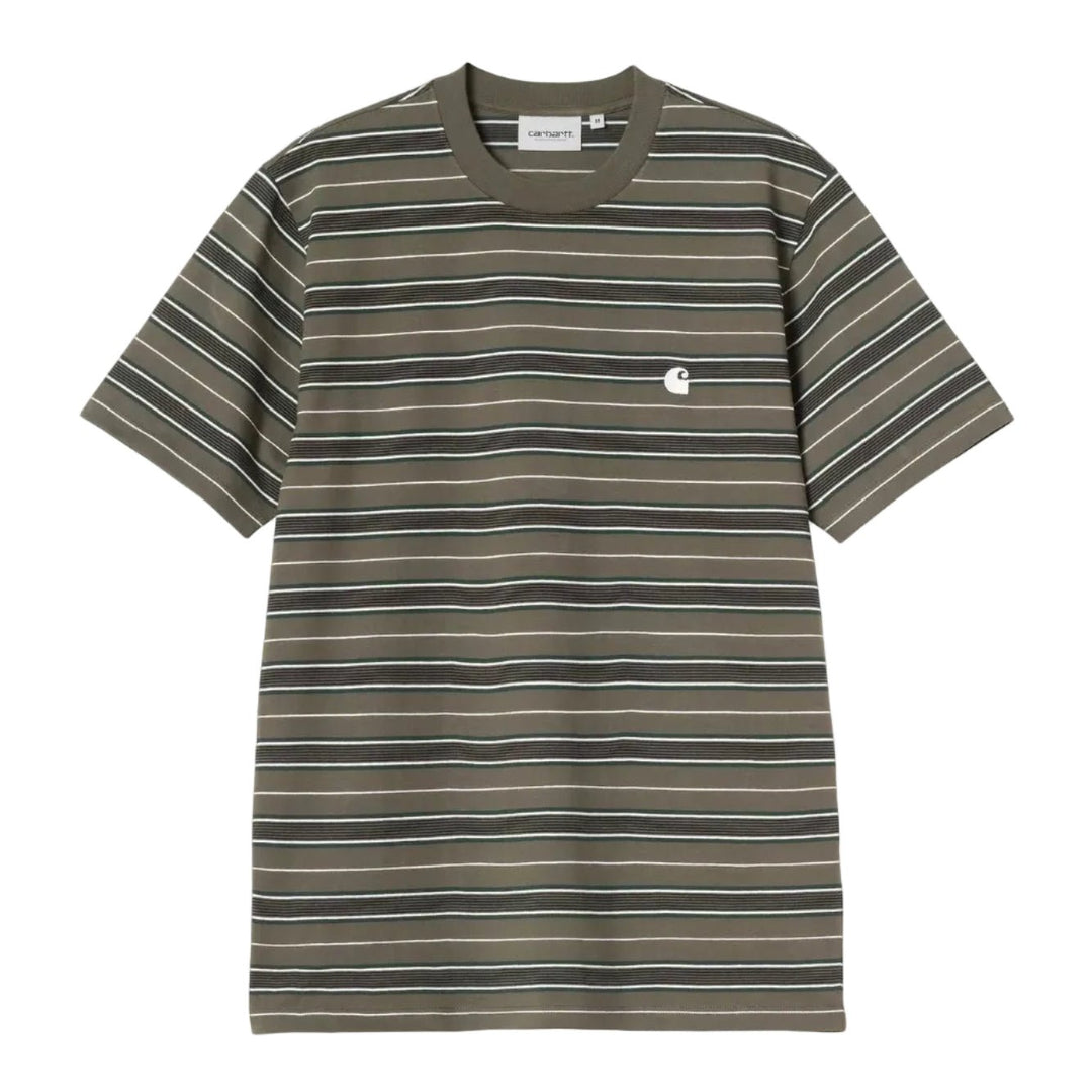 Carhartt WIP Bronson Stripe T-Shirt Cypress - Merchant Menswear