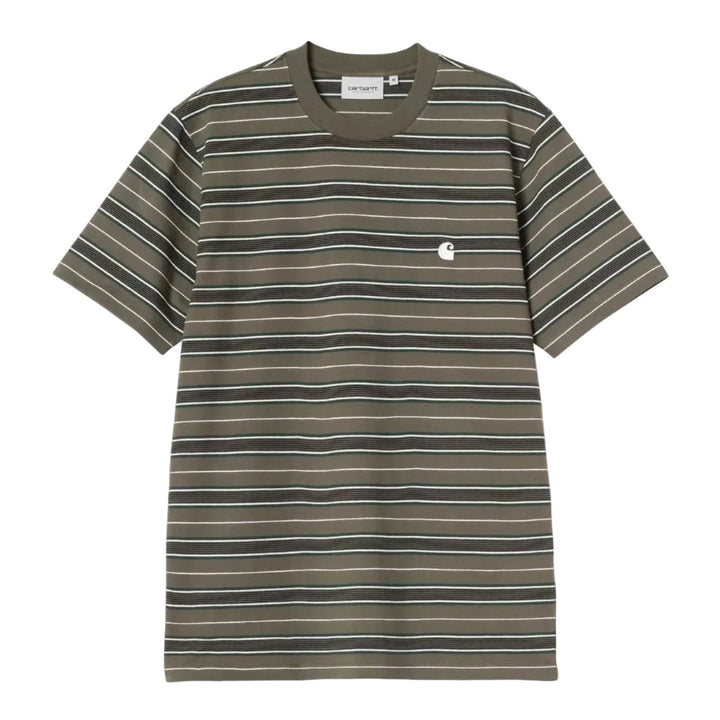 Carhartt WIP Bronson Stripe T-Shirt Cypress - Merchant Menswear