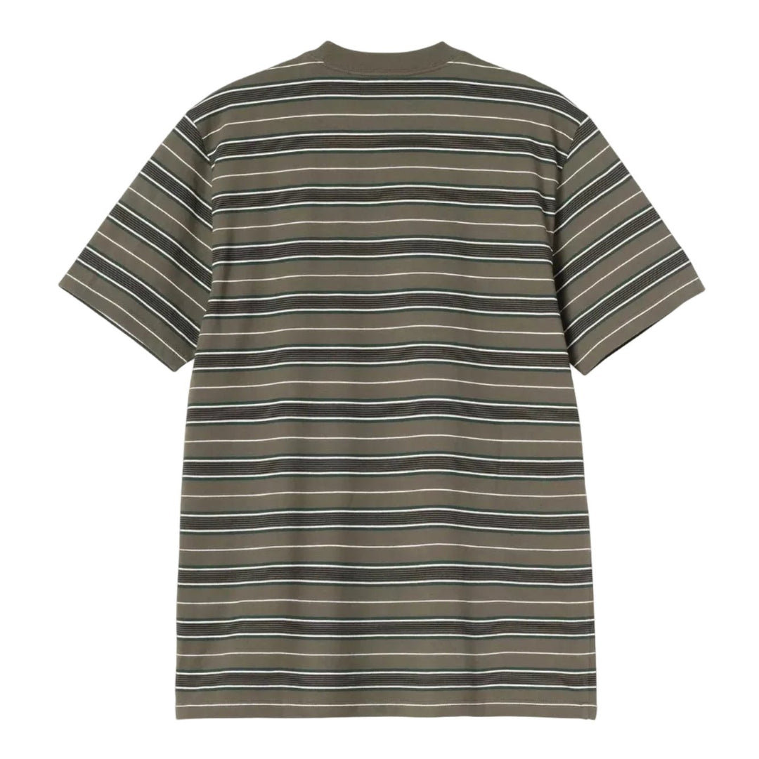 Carhartt WIP Bronson Stripe T-Shirt Cypress - Merchant Menswear