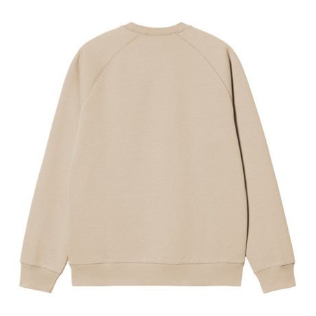 Carhartt WIP Chase Sweat Fleur De Sel/Gold Back