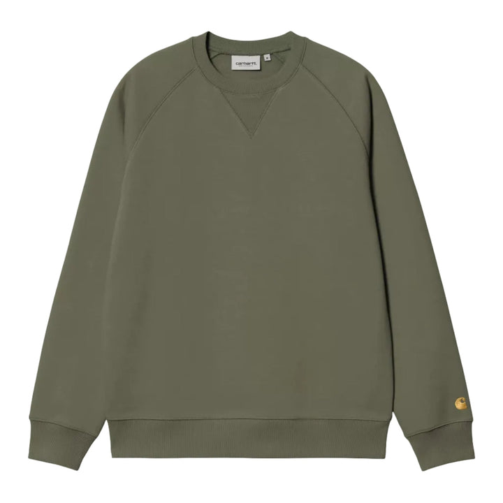 Carhartt WIP Chase Sweat Leaf/Gold - Merchant Menswear