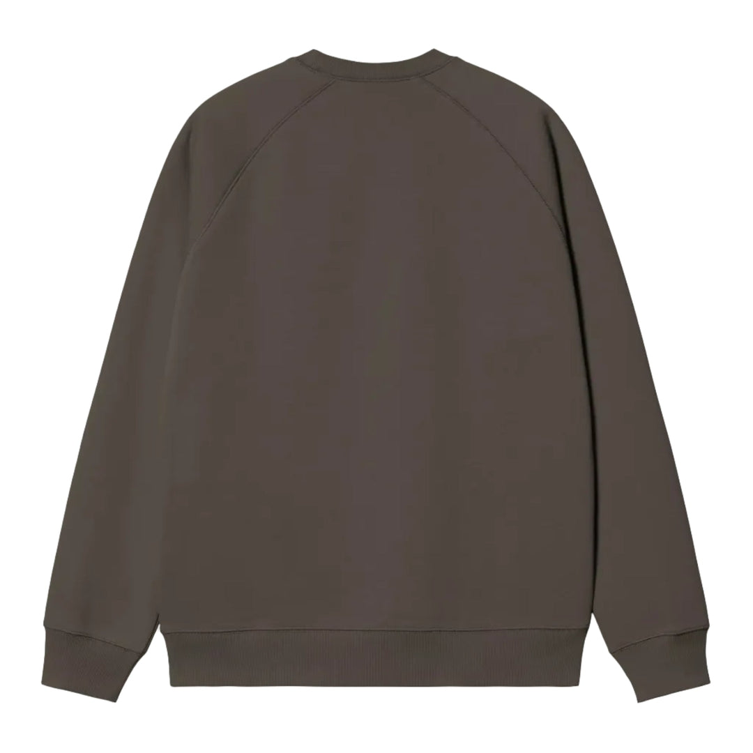 Carhartt WIP Chase Sweatshirt In Shungite/Gold - Merchant Menswear