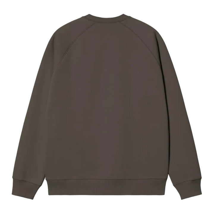 Carhartt WIP Chase Sweatshirt In Shungite/Gold - Merchant Menswear