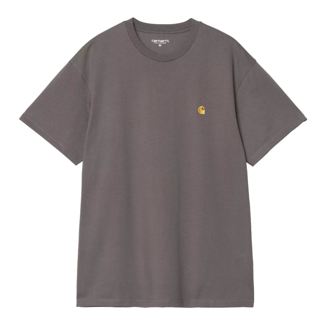 Carhartt WIP Chase Tee Porphyry/Gold - Merchant Menswear