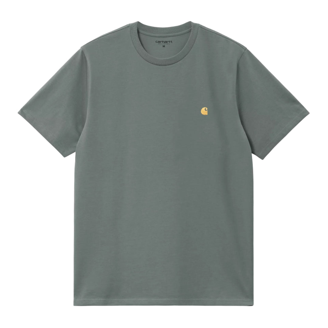 Carhartt WIP Chase Tee Velvet Green / Gold - Merchant Menswear