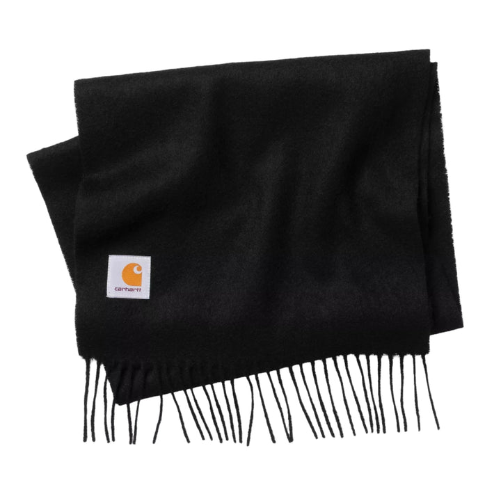 Carhartt WIP Clan Scarf Black - Merchant Menswear