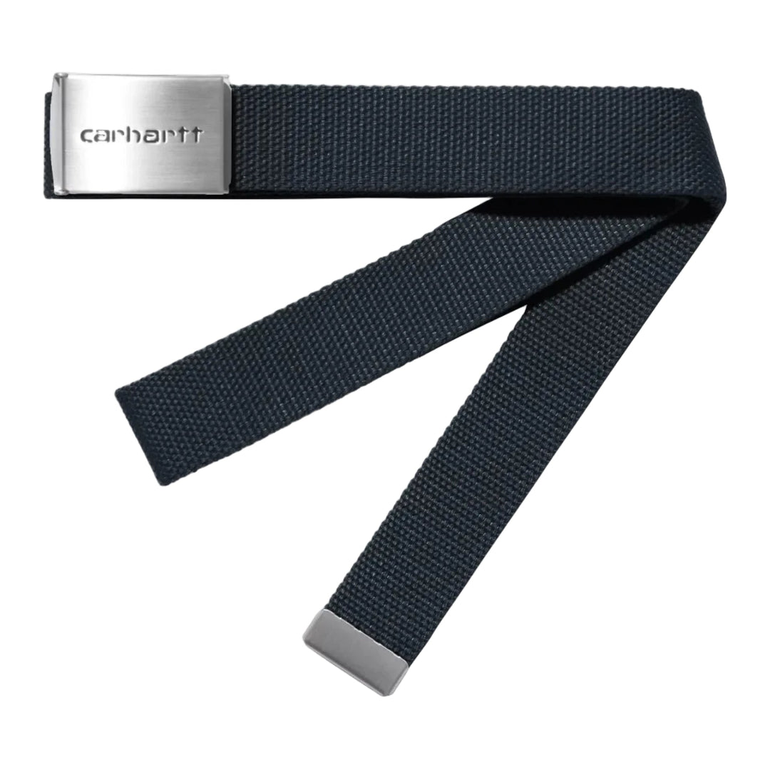 Carhartt WIP Clip Belt Deep Night - Merchant Menswear