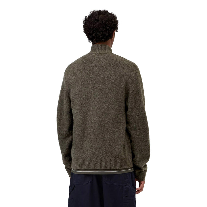 Carhartt WIP Curtis Sweater Jacket Tangled Shungite - Merchant Menswear