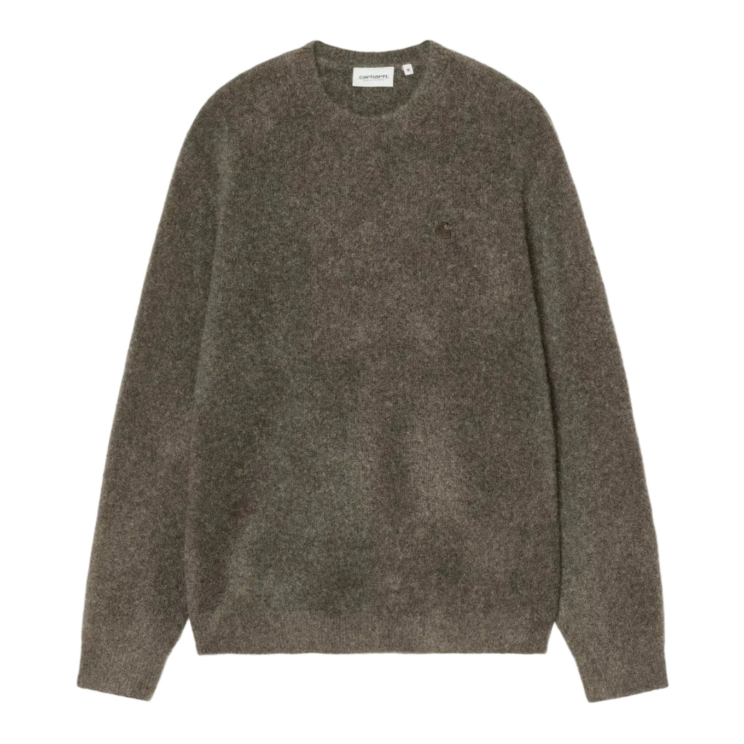 Carhartt WIP Curtis Sweater Tangled Shungite - Merchant Menswear