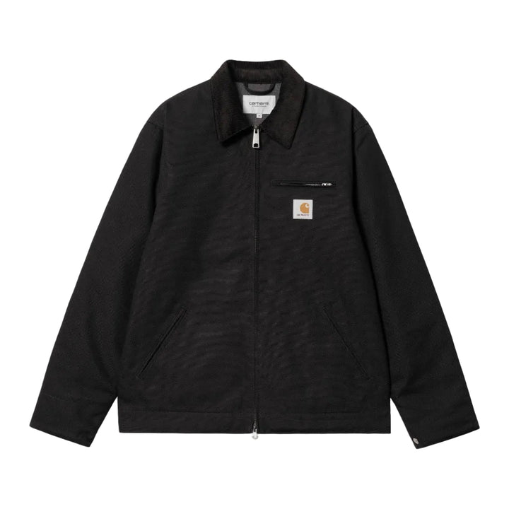 Carhartt WIP Detroit Jacket Dearborn Canvas Dark Navy/Black Rigid - Merchant Menswear