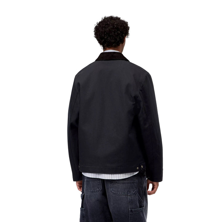 Carhartt WIP Detroit Jacket Dearborn Canvas Dark Navy/Black Rigid - Merchant Menswear