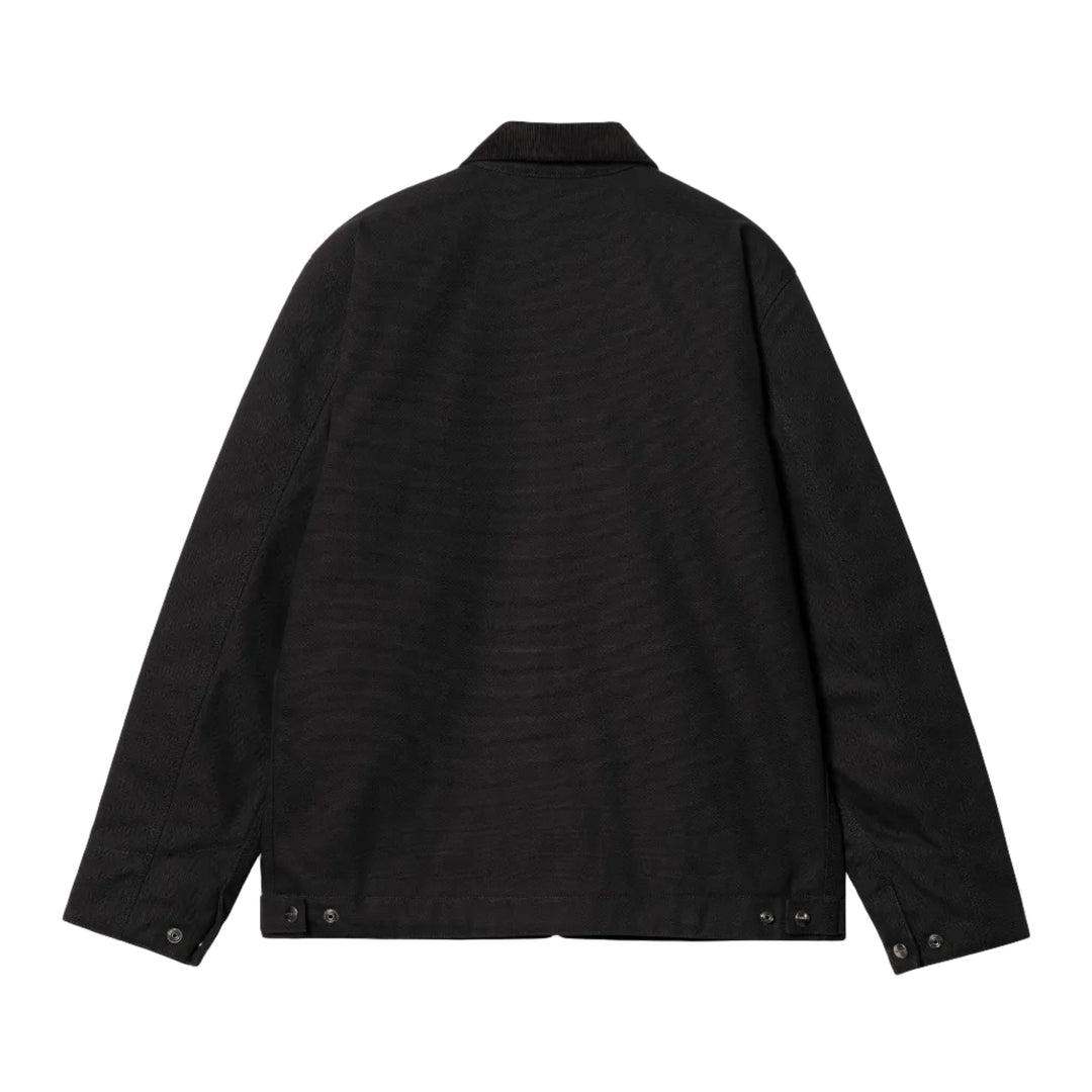 Carhartt WIP Detroit Jacket Dearborn Canvas Dark Navy/Black Rigid - Merchant Menswear