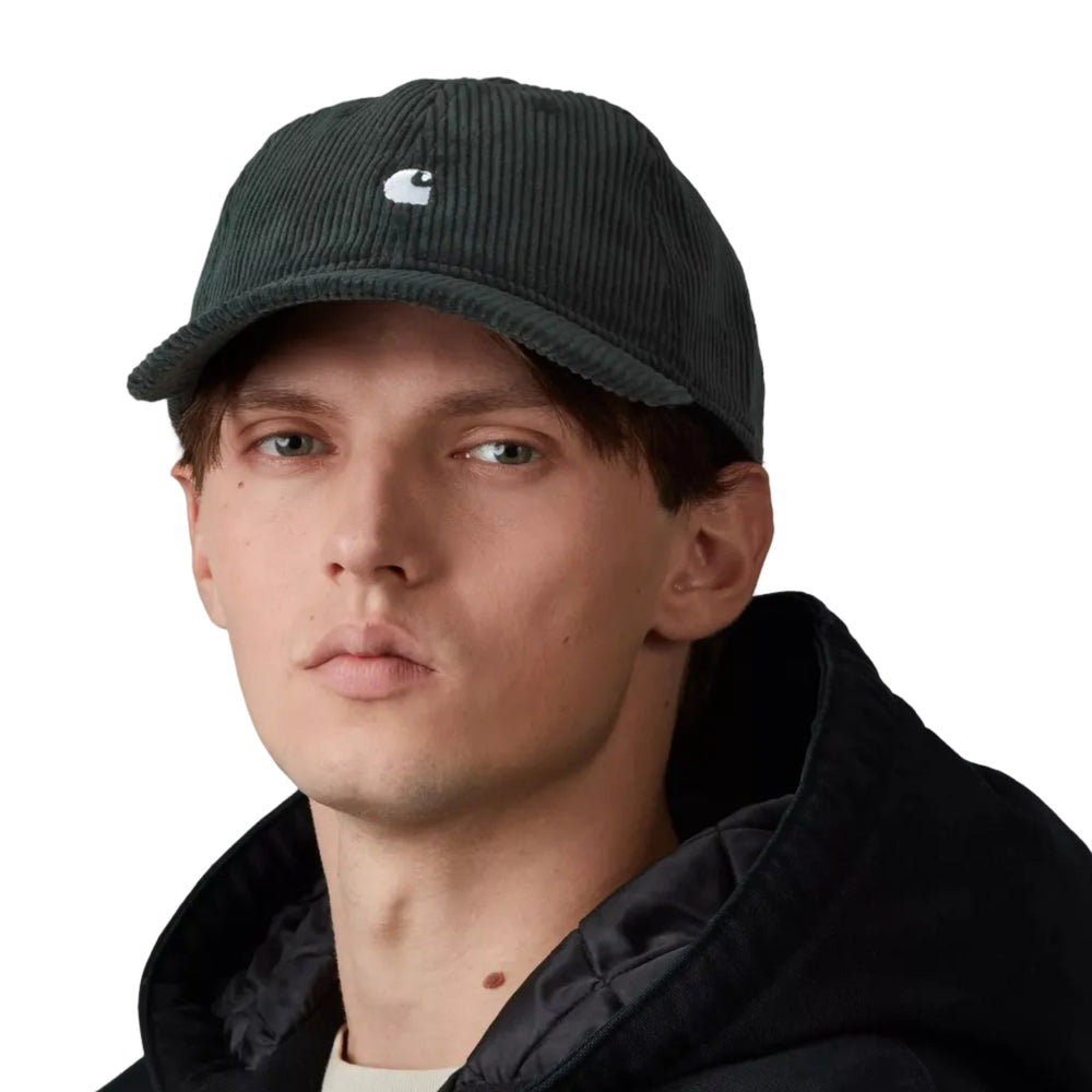 Carhartt WIP Harlem Cotton Cap Raven/White - Merchant Menswear