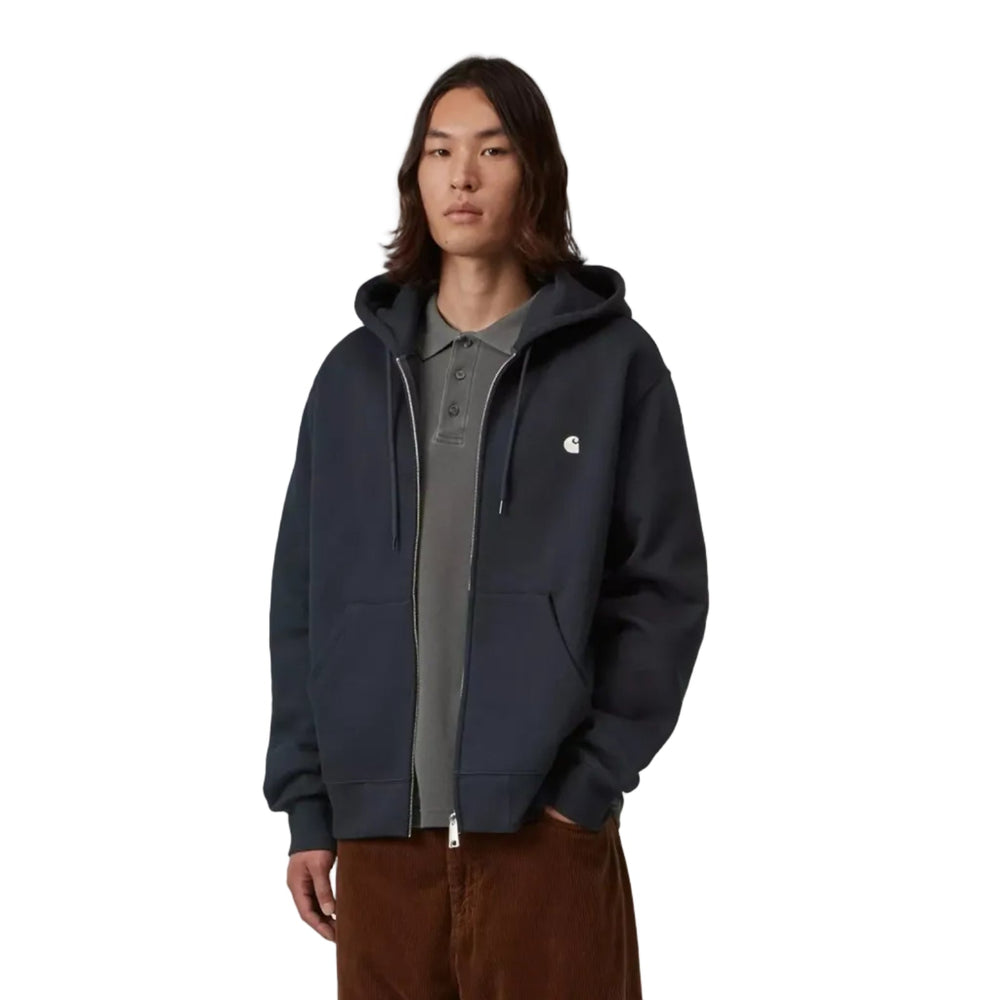 Carhartt WIP Hooded Mack Jacket Dark Navy/Wax - Merchant Menswear