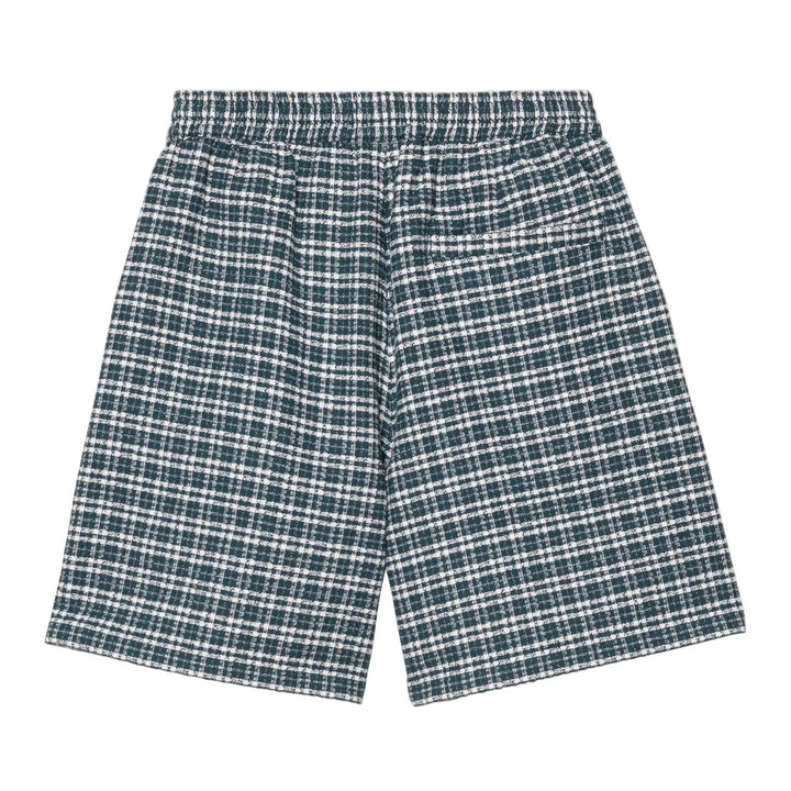 Carhartt WIP Kander Cotton Waffle Check Short Blue River - Merchant Menswear