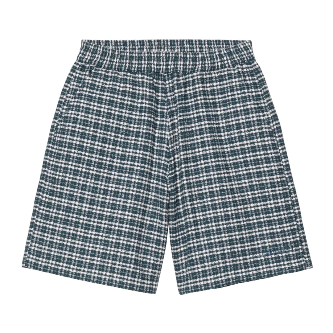 Carhartt WIP Kander Cotton Waffle Check Short Blue River - Merchant Menswear